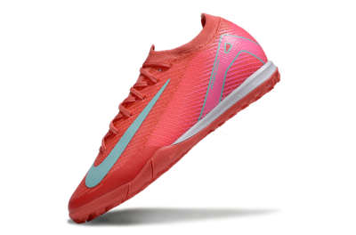 Nike Air Zoom Mercurial Vapor 16 Elite TF Low-Tops Football Shoes - Red/Jade/Pink