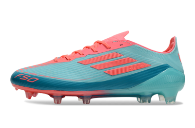 Adidas F50 Elite FG Low-Tops Football Boots - Jade/Red/Blue