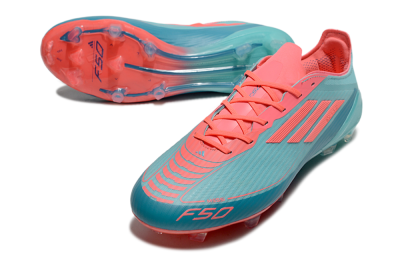 Adidas F50 Elite FG Low-Tops Football Boots - Jade/Red/Blue