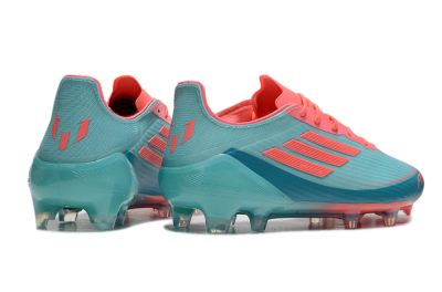 Adidas F50 Elite FG Low-Tops Football Boots - Jade/Red/Blue