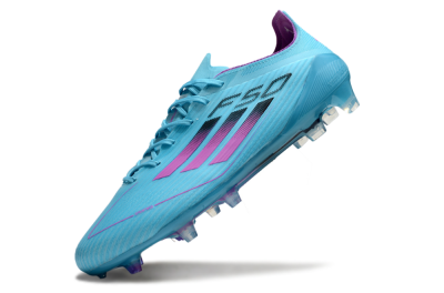 Adidas F50 Elite FG Low-Tops Football Boots - Jade/Purple/Black