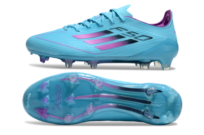 Adidas F50 Elite FG Low-Tops Football Boots - Jade/Purple/Black