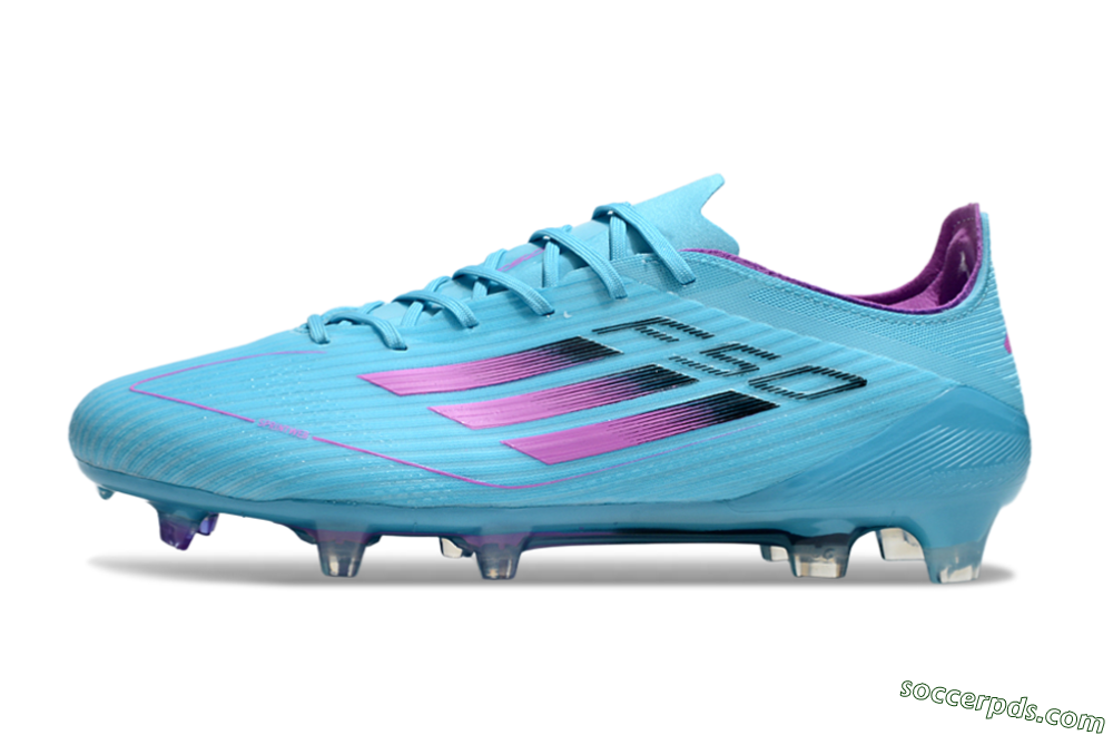 Adidas F50 Elite FG Low-Tops Football Boots - Jade/Purple/Black 2