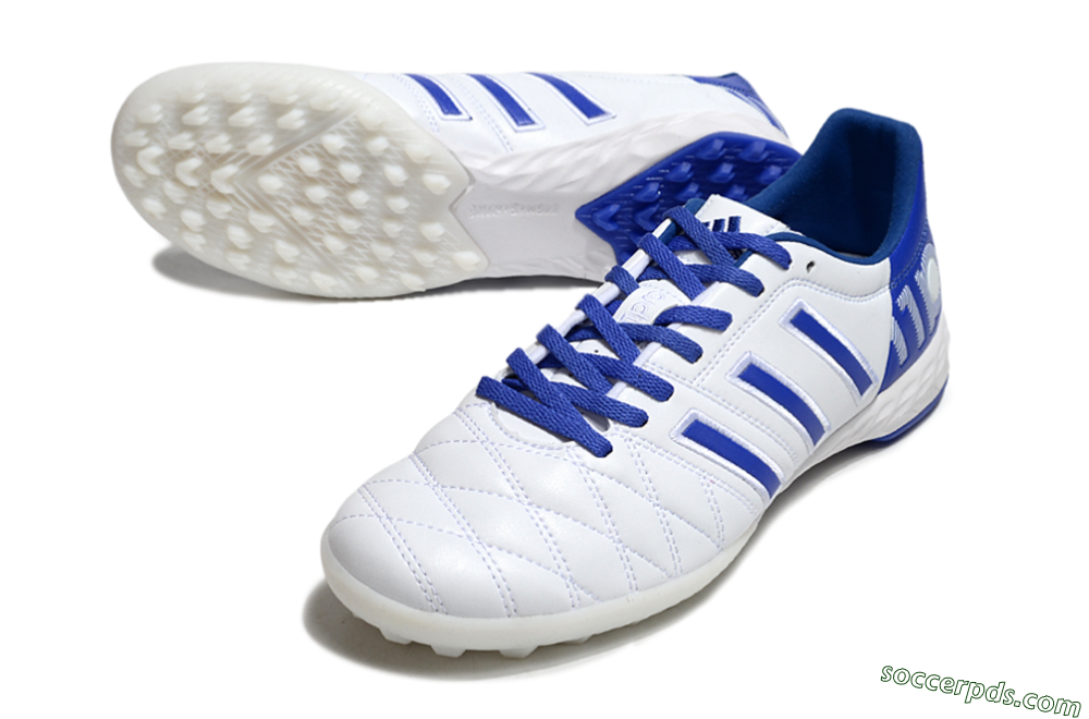 Adidas Adipure 11Pro x PD25 Trx TF Low-Tops Football Shoes - White/Blue 3