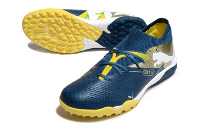 Puma Future 7 Ultimate TF Low-Tops Football Shoes - Blue/White/Gold