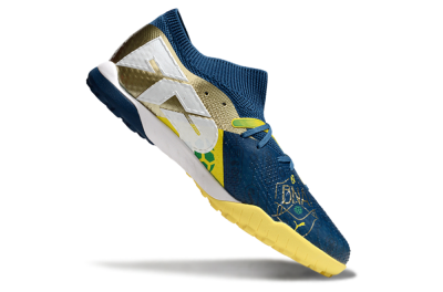 Puma Future 7 Ultimate TF Low-Tops Football Shoes - Blue/White/Gold