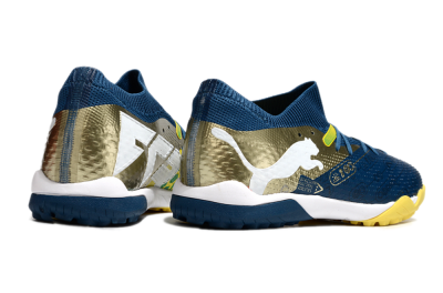 Puma Future 7 Ultimate TF Low-Tops Football Shoes - Blue/White/Gold