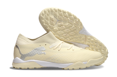 Puma Future 7 Ultimate TF Low-Tops Football Shoes - Beige/Silver/White