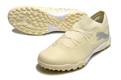 Puma Future 7 Ultimate TF Low-Tops Football Shoes - Beige/Silver/White