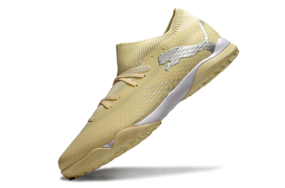 Puma Future 7 Ultimate TF Low-Tops Football Shoes - Beige/Silver/White