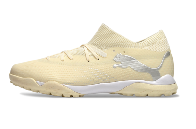 Puma Future 7 Ultimate TF Low-Tops Football Shoes - Beige/Silver/White