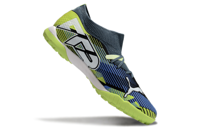 Puma Future 7 Ultimate TF Low-Tops Football Shoes - Black/Blue/Yellow