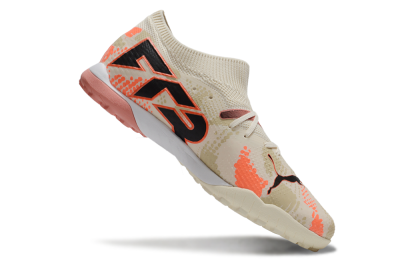 Puma Future 7 Ultimate TF Low-Tops Football Shoes - Beige/Black/Red