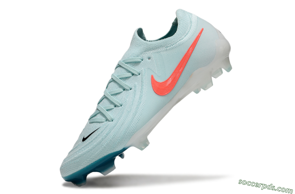 Nike Phantom Luna Elite FG Low-Tops Football Boots - Jade/Red/White 5