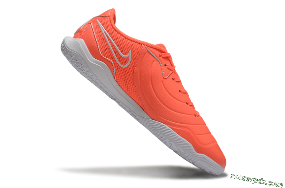 Nike Tiempo Legend 10 Academy IC Low-Tops Football Shoes - Red/White 4