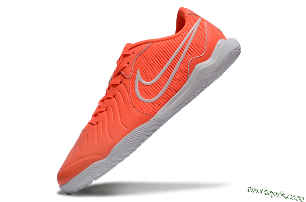 Nike Tiempo Legend 10 Academy IC Low-Tops Football Shoes - Red/White 5