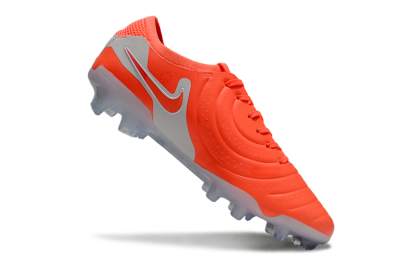 Nike Tiempo Legend 10 Elite FG Low-Tops Football Boots - Red/White