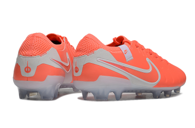 Nike Tiempo Legend 10 Elite FG Low-Tops Football Boots - Red/White