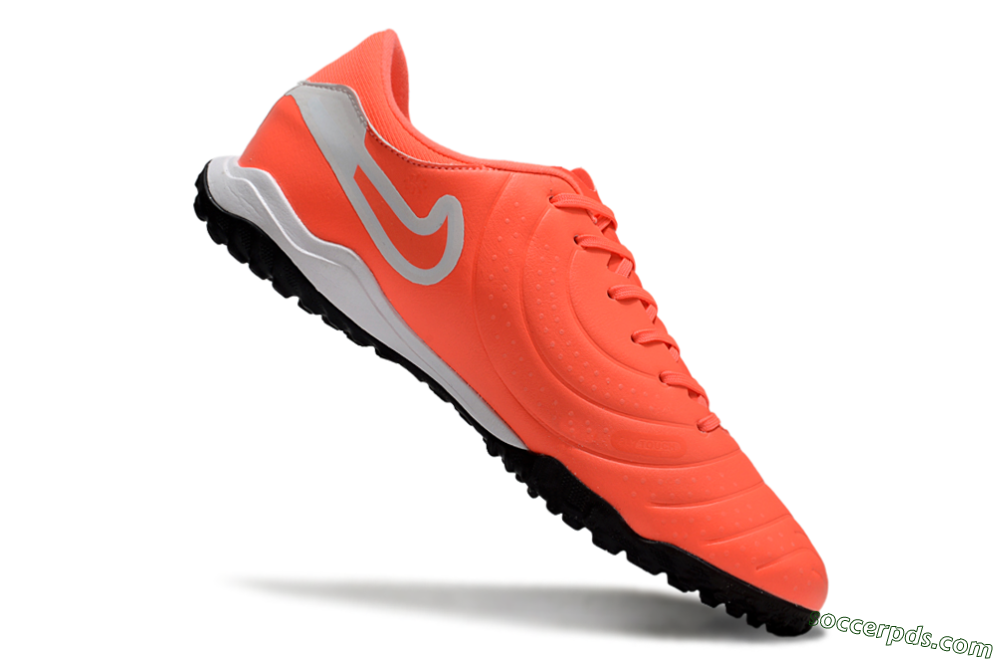 Nike Tiempo Legend 10 Academy TF Low-Tops Football Shoes - Red/White/Black 4