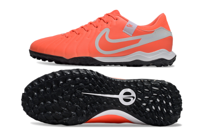 Nike Tiempo Legend 10 Academy TF Low-Tops Football Shoes - Red/White/Black