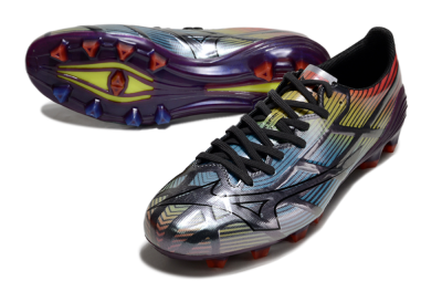 Mizuno Morelia Neo Sala FG Low-Tops Football Boots - Blue/Yellow/Red/Purple