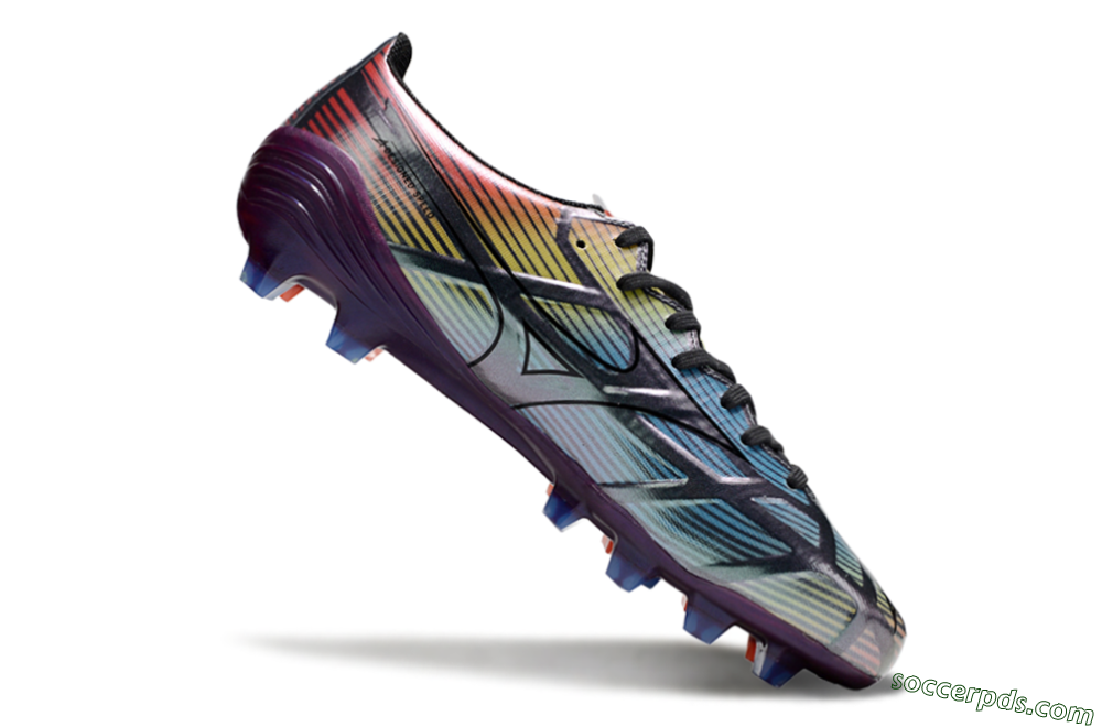 Mizuno Morelia Neo Sala FG Low-Tops Football Boots - Blue/Yellow/Red/Purple 4