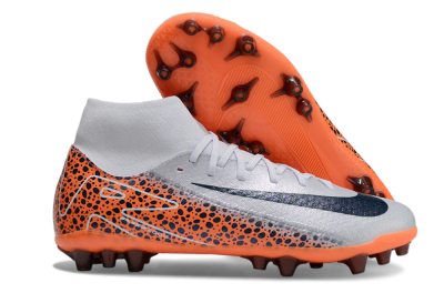 Nike Air Zoom Mercurial Superfly 10 Elite AG High-Tops Football Boots - Grey/Black/Leopard