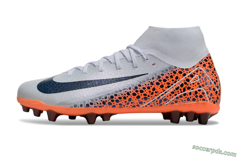 Nike Air Zoom Mercurial Superfly 10 Elite AG High-Tops Football Boots - Grey/Black/Leopard 2