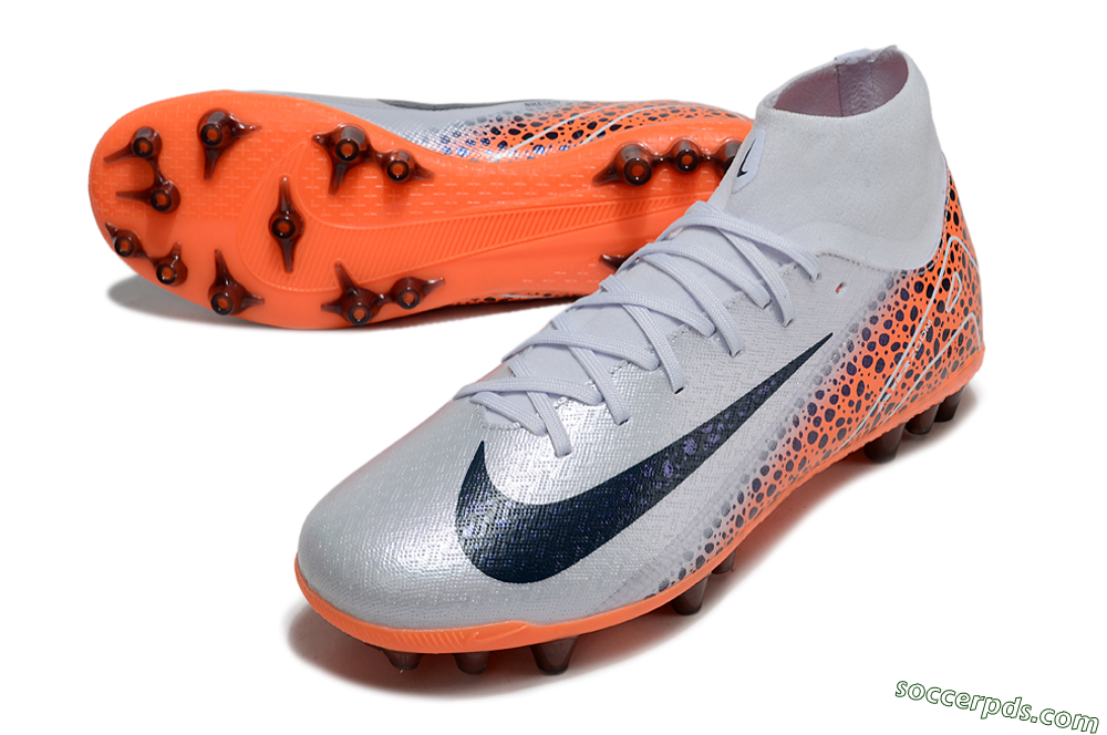 Nike Air Zoom Mercurial Superfly 10 Elite AG High-Tops Football Boots - Grey/Black/Leopard 3