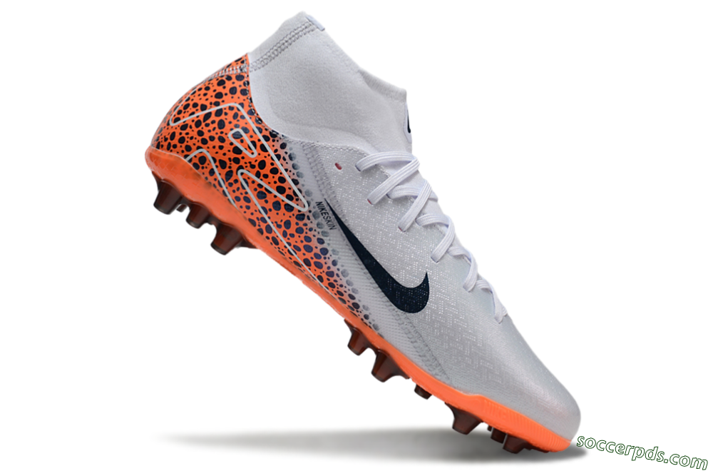 Nike Air Zoom Mercurial Superfly 10 Elite AG High-Tops Football Boots - Grey/Black/Leopard 4