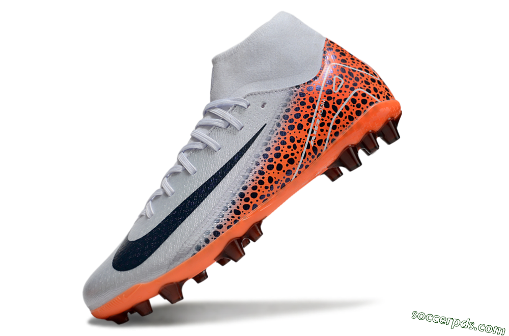 Nike Air Zoom Mercurial Superfly 10 Elite AG High-Tops Football Boots - Grey/Black/Leopard 5