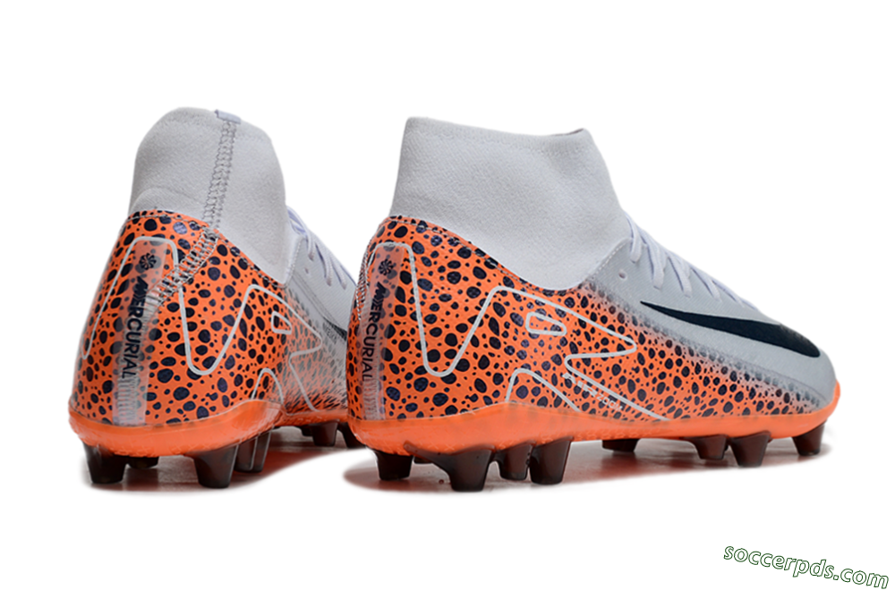 Nike Air Zoom Mercurial Superfly 10 Elite AG High-Tops Football Boots - Grey/Black/Leopard 6