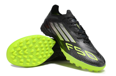 Adidas F50 Pro TF Low-Tops Football Shoes - Black/Yellow/Silver