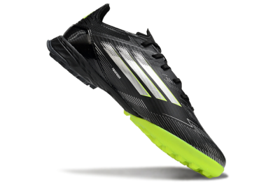 Adidas F50 Pro TF Low-Tops Football Shoes - Black/Yellow/Silver