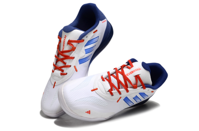 Adidas Fevernova IC Low-Tops Football Shoes - White/Blue/Red