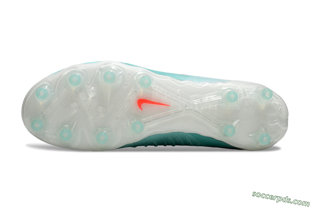 Nike Phantom GX Elite AG Low-Tops Football Boots - Jade/Red/White 6