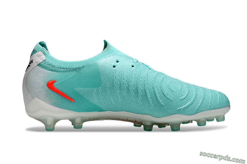 Nike Phantom GX Elite AG Low-Tops Football Boots - Jade/Red/White 7