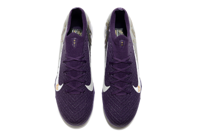 Nike Air Zoom Mercurial Vapor 16 Elite TF Low-Tops Football Shoes - Purple/White/Gold
