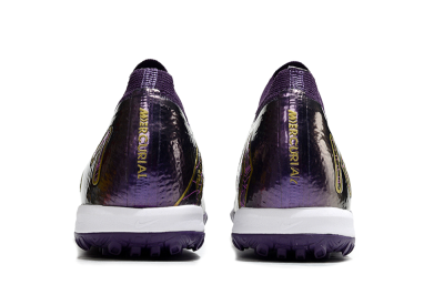 Nike Air Zoom Mercurial Vapor 16 Elite TF Low-Tops Football Shoes - Purple/White/Gold