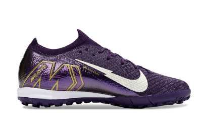 Nike Air Zoom Mercurial Vapor 16 Elite TF Low-Tops Football Shoes - Purple/White/Gold