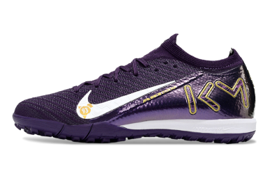 Nike Air Zoom Mercurial Vapor 16 Elite TF Low-Tops Football Shoes - Purple/White/Gold