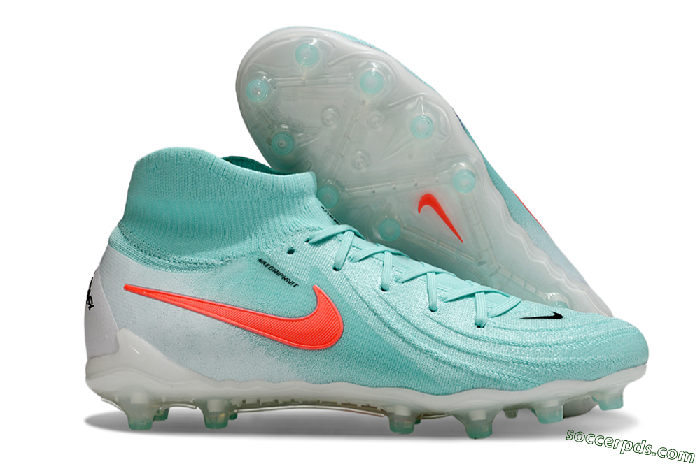 Nike Phantom Luna Elite AG High-Tops Football Boots - Jade/Red/White 1