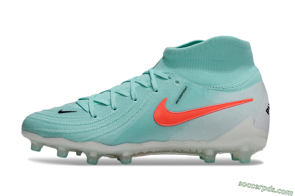 Nike Phantom Luna Elite AG High-Tops Football Boots - Jade/Red/White 2