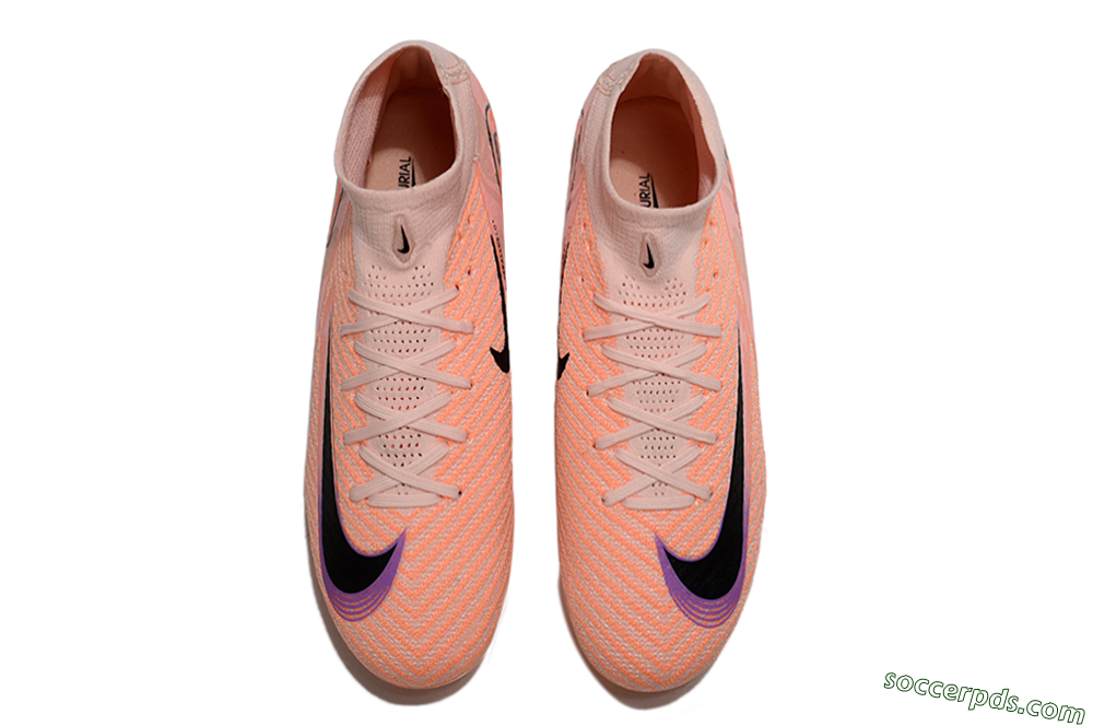 Nike Air Zoom Mercurial Superfly 10 Elite FG High-Tops Football Boots - Pink/Black/Purple 4