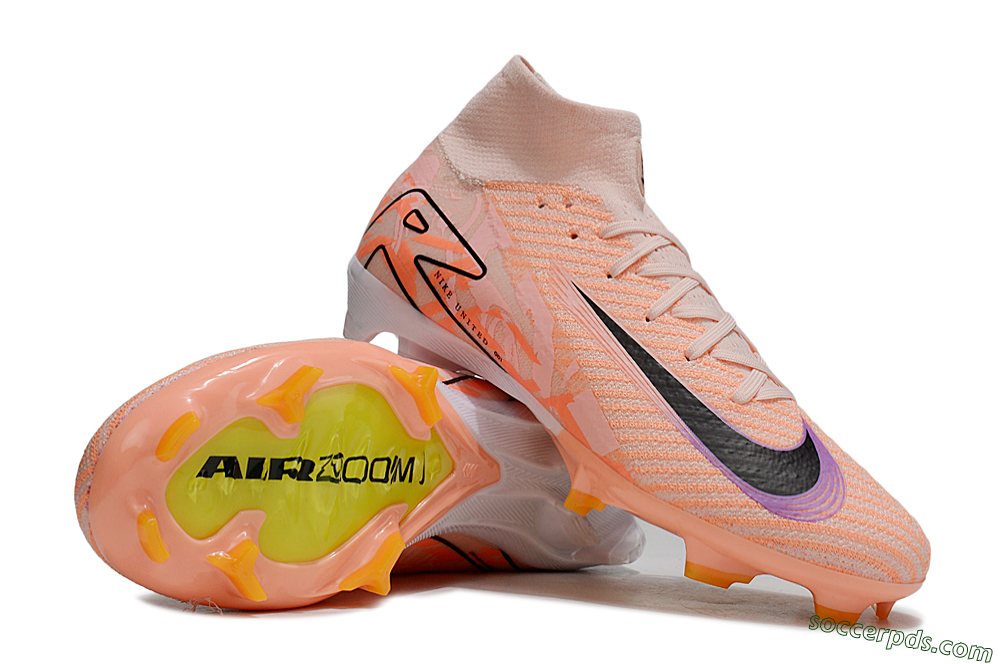 Nike Air Zoom Mercurial Superfly 10 Elite FG High-Tops Football Boots - Pink/Black/Purple 3