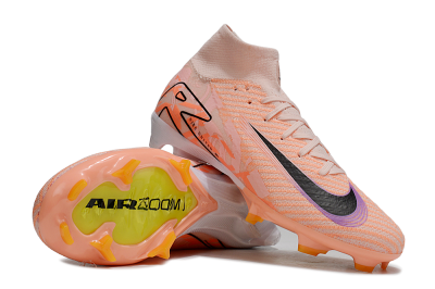 Nike Air Zoom Mercurial Superfly 10 Elite FG High-Tops Football Boots - Pink/Black/Purple