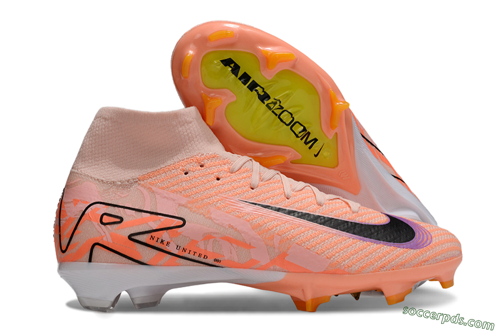 Nike Air Zoom Mercurial Superfly 10 Elite FG High-Tops Football Boots - Pink/Black/Purple 1