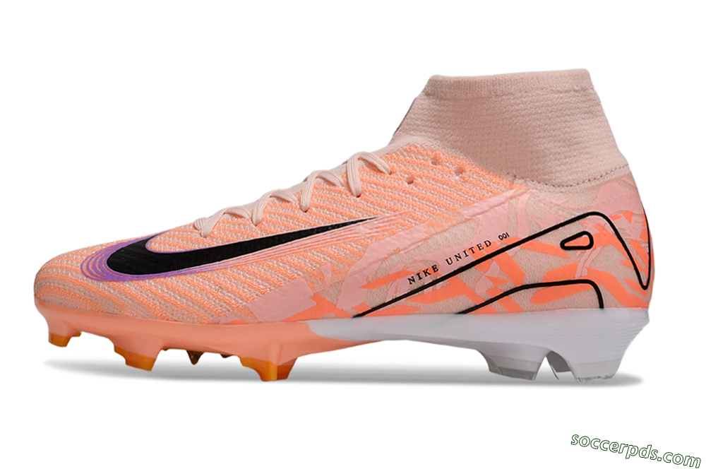 Nike Air Zoom Mercurial Superfly 10 Elite FG High-Tops Football Boots - Pink/Black/Purple 2