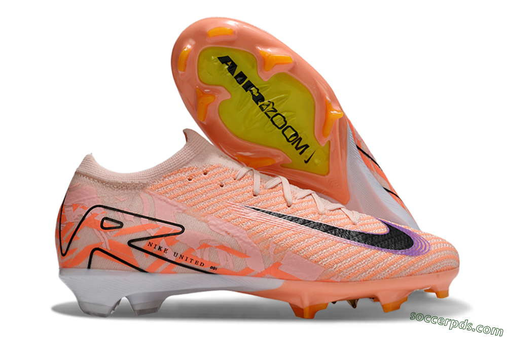 Nike Air Zoom Mercurial Vapor 16 Elite FG Low-Tops Football Boots - Orange/Black/Purple 1