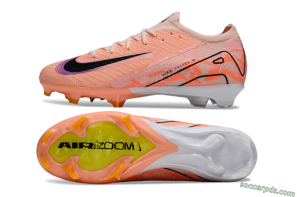 Nike Air Zoom Mercurial Vapor 16 Elite FG Low-Tops Football Boots - Orange/Black/Purple 0